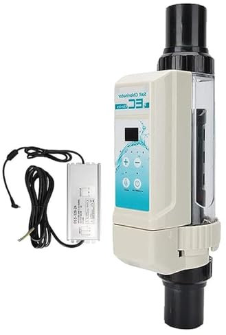 Système au sel Chlorateur d'eau salée, générateur de chlore électrolyseur chlorateur de sel système d'eau salée for piscines générateur de chlore au sel autonettoyant for piscine de 50 m³ ( Size : 8 )