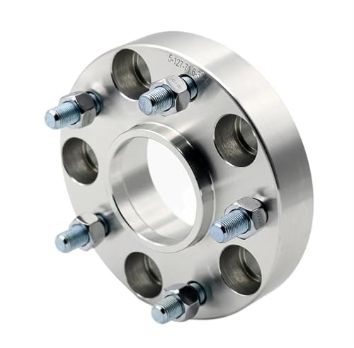 Spurverbreiterung Für Vw Für Amarok M14xP1.5 2 Stück 25/30/35/40/45mm PCD 5x120 CB 70,3 Oder 65,1mm Rad Spacer Adapter Anzug Spurverbreiterungen(2 Silve 35mm)