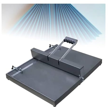 Machine de plissage manuelle de 350mm, Machine de plissage de papier à marquer, plieuse de papier A3/A4, Creaser de papier métal de bureau pour cartes de voeux brochures papiers Photo