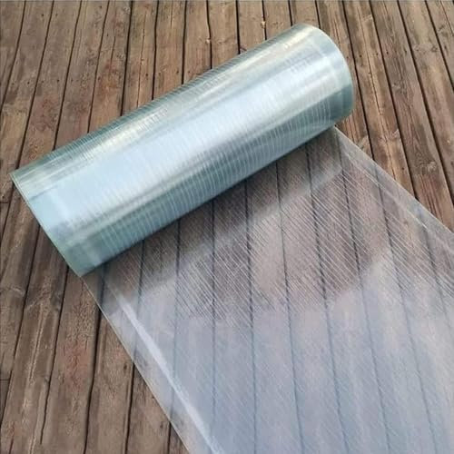 HynJGih Gewächshaus-Dachplatten aus Polycarbonat, UV-Schutz vor Regen und Schnee, for Ersatz-Schuppenplatte, 1 mm dick(1.5X4m)