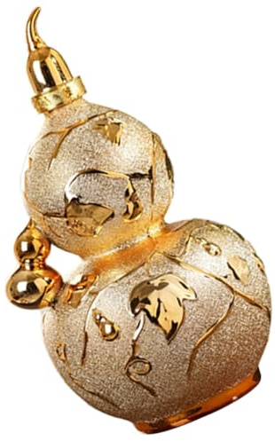FIXOSHEE Jarra De Vino De Calabaza De Cerámica 500 Ml Mate Color Dorado, Recipiente Sellado Para Almacenar Licor, Portátil Para Hogar, Bares y Restaurantes