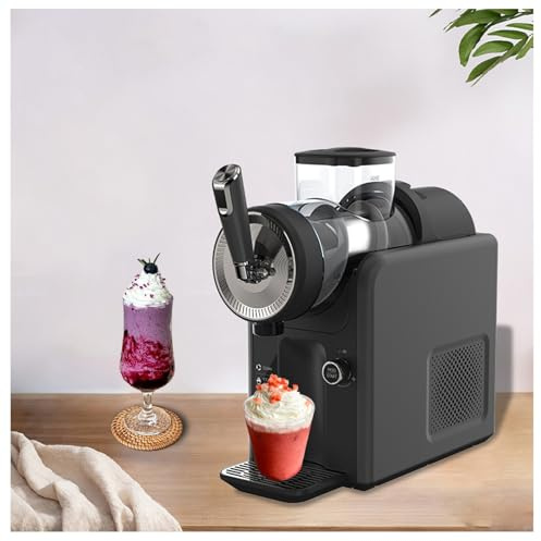 LADECNERHT Macchina per Granite, Non Necessita di Ghiaccio,1,8 L Macchine del Gelato,Controllo Touch 5 in 1,Congelamento Rapido in 15 Minuti, Autopulente per Bar, Feste in Piscina Gray