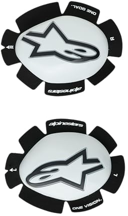 Alpinestars GP Plus Knieschleifer, weiß/schwarz