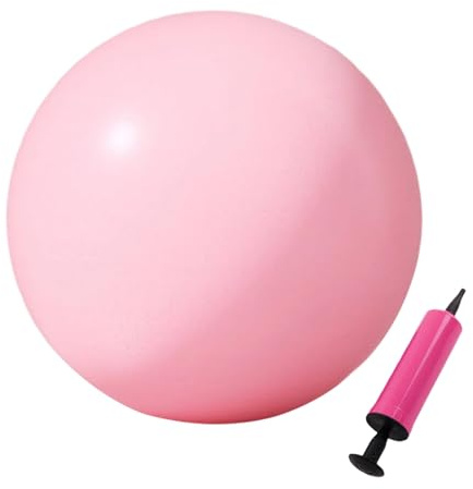 Gymnastikball – Rutschfester Ball, Pilates-Bälle mit Pumpe, Miniii Trainingsgerät, Anti-Burst-Bälle für Zuhause, Fitnessstudio, Pilates, Yoga, Formen, Mädchen, Frauen, Ehefrau, Freundin