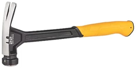 XP ONE-PIECE RIP Claw Hammer Smooth FACE 22OZ (0.62KG), Heat-Treated Steel Head, Single-Piece Comfort Grip, 1 in Pack