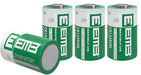 EEMB CR14250 3V Non-Rechargeable Lithium Battery,4PCS