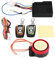 12V Kit De Système De Sécurité Alarme, Système D'alarme de Sécurité Moto, Moteur à Télécommande Universel de Système D'alarme, Sirène Antivol Moto de Télécommande Démarrage à Distance Moto