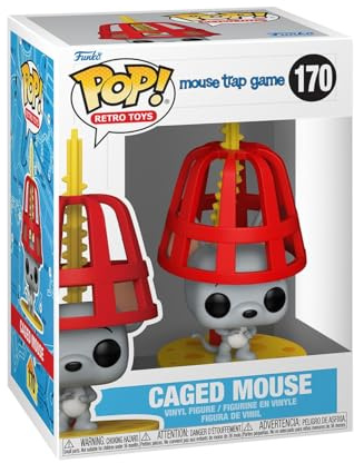 Funko POP! Games: Mouse Trap - Caged Mouse | Official Merch - Collectable Vinyl Figurine for Shelf Display - Birthday Gift Idea for Fans and Collectors