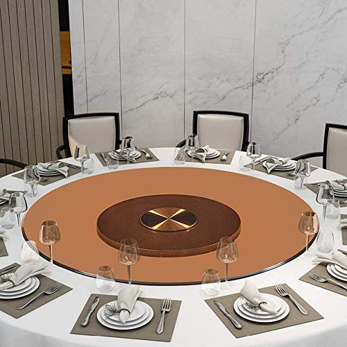 MANG Lazy Susan Table À De Cuisine Plateau Rotatif en Verre Trempé Grand Plat De Service Assiette De Service, Facile À Nettoyer, 23-46 Pouces