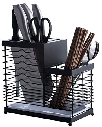 Portacoltelli, Organizzatore Di Coltelli Holder con coltello in acciaio inox for uso domestico Coltello da cucina con coltello da cucina a coltello multifunzionale con cuoio multifunzionale Portacolte