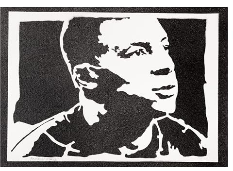 moreno-mata Echtes Handgemachtes Graffiti Kylian Mbappe Sport Aesthetic Poster & Kunstdrucke Bilder Plakat Handmade Deko Wandbilder Wohnzimmer Wanddeko Geschenke für Männer und Frauen