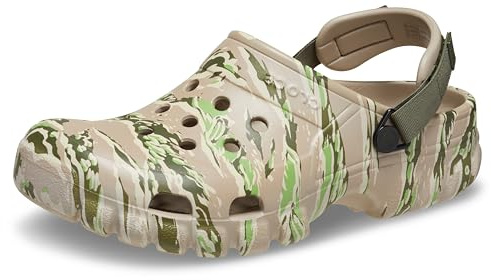 Crocs Unisex-Adult Offroad Sport Clogs, Cobblestone, 10 Women/8 Men M US