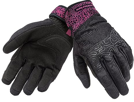 TUCANO URBANO GUANTI LADY MIKY NERO–FUCSIA GRAPHIC M