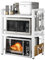 devesanter Scaffale da forno a microonde a 3 livelli, organizer con 5 ganci, scaffale da cucina, portaspezie, piano di lavoro, scaffali da 40 – 64 cm, bianco