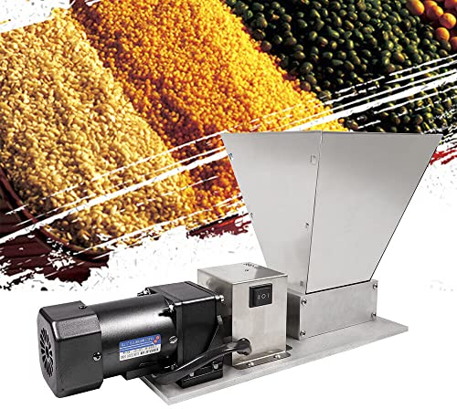 Elektrische Getreidemühle 4L Kornmühle Multifunktionsschleifer Kornquetsche Schrotmühle Futtermühle Malzmühle Getreidemühl mit Trichter für Getreide Gerstenmahlung