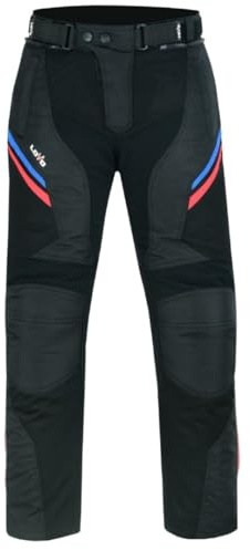 Pantalones de Moto de Verano Unisex, Perforados y Transpirables
