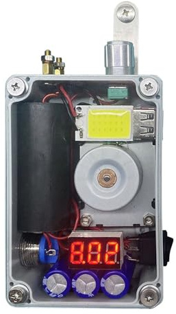 MATYASIGO Tragbarer Handkurbel Generator DIY Handgenerator USB Aufladen Acryl Camping Ausrüstung Outdoor Zubehör Notfall Werkzeug