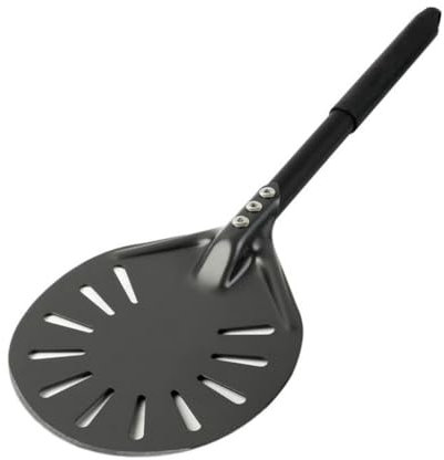Greethga Pizza Turning Peel with Long Handle Aluminum Non-Stick Pizza Peel Spinner Scratch Pizza Peel Paddle