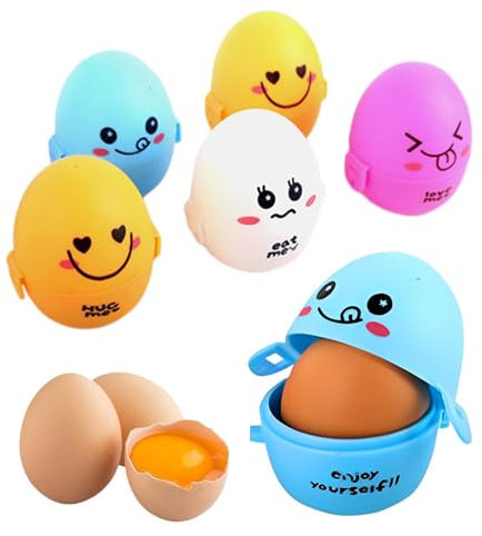 Portable Egg Carrier Holder - 2pcs Outdoor Camping Cartoon Egg Box | Carrier Container Case | Storage Box | Protective Storage Container for Outdoor Travel and Hiking (Random)