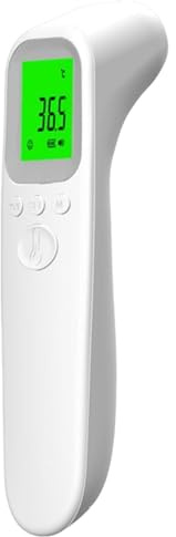 Tuxxjzm Misuratore di temperatura per adulti,Misuratore di temperatura per bambini,Termometri digitali portatili Preciso Termometri senza contatto per casa, hotel, posto