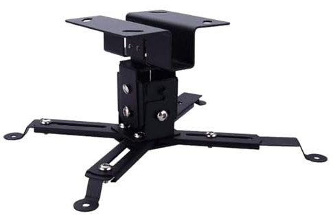 Qaonsciug Projector Ceiling/Wall Bracket Extendable Length 43-65cm Heavy Duty 15kg Capacity Projector Ceiling Mount Wall Bracket
