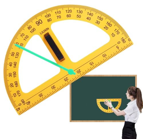 Großer Winkelmesser Für Lehrer,Großer Winkelmesser Für Lehrer - Keine Kratzer An DMathe-Lehrmittel - Big Digital Design Math Teaching Compass Winkelmesser Für Ingenieur Dry Erase Board Multifunktional
