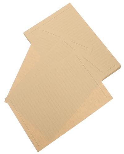 Tofficu Vintage Briefpapier B5, 50 Blatt Kraftpapier Liniert Schreibpapier für Briefe Dankesschreiben Valentinstag Retro Stil Vielseitig Einsetzbar Kraftpapierbögen