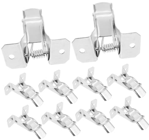 FOYTOKI 10 piezas Soportes para Escobas de Pared Organizador Fuerte y Compacto para Cocina Baño Garaje y Jardín Montaje sin Daños y Ahorro de