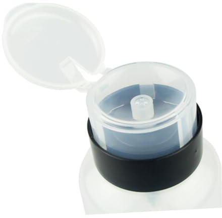 NOLITOY Pumpspender für Nagellackentferner mit Verschluss Kunststoffflasche Herunterdrücken für Nagellackentferner und Make-up Entferner