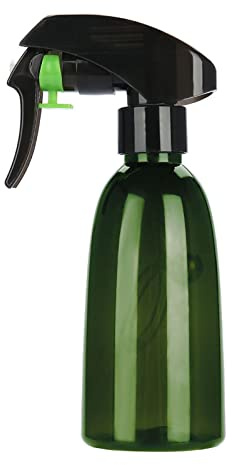 ZASCHMOY Nachfüllbare Friseur-Sprühflasche aus Kunststoff, Kleiner und Leichter Wassersprüher mit Feiner Nebeldüse, für den Friseursalon, Heimgebrauch, Blumenbewässerung (dunkelgrün)