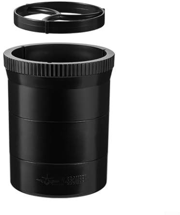 Livellatore per caffè regolabile per moka, base a imbuto dosatore con design ad altezza adattabile, struttura in ABS, 10,5 x 8,5 x 8,5 cm, compatibile con imbuti sotto i 68 mm