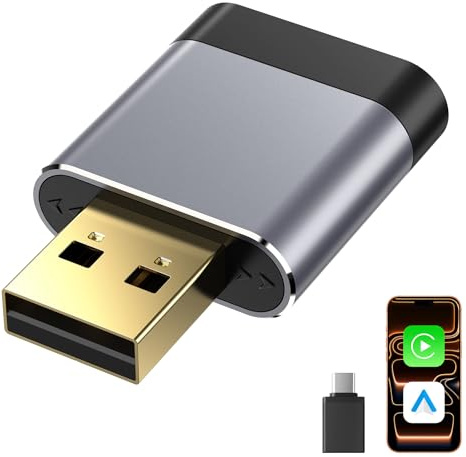 Mini Adaptador CarPlay Inalámbrico para Apple CarPlay/Android Auto