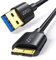 UGREEN Câble USB 3.0 Mâle A vers Micro B Câble Disque Dur Compatible avec USB Boîtier Disque Dur Western Digital My Passport Elements My Book Toshiba Canvio Basics Seagate Maxtor (0.5M)