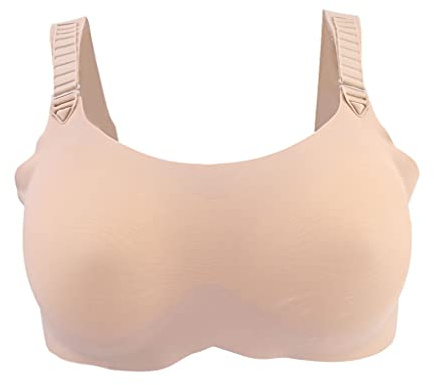 Sharplace Damen BH Boost Silikon Brust Form Bruste für Crossdresser Transgender Mastektomie Kostüm - Beige, 85C