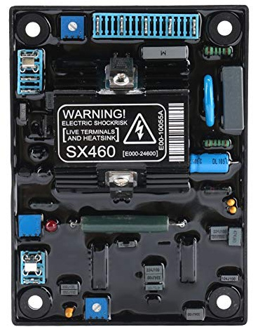 Jadeshay Regolatore di Tensione,SX460 AVR Regolabile Generatori Accessori Modulo Stabilizzatore Motore di Tensione Automatico per Generatore Motori Diesel,Ingresso CA 120 (95-132) V / 240 (190-264) V