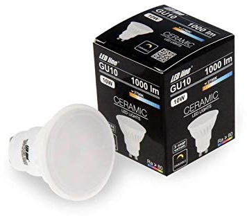 Dimbara GU10 LED-lampor 1000 lumen 120 grader strålvinkel, varm vit, 3X GU10