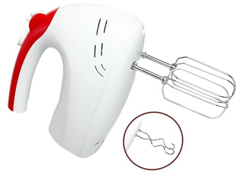 BATIDORA DE VARILLAS AMASADORA DE MANO 5 VELOCIDADES 250W ACCESORIOS INCLUIDOS MP-BV250