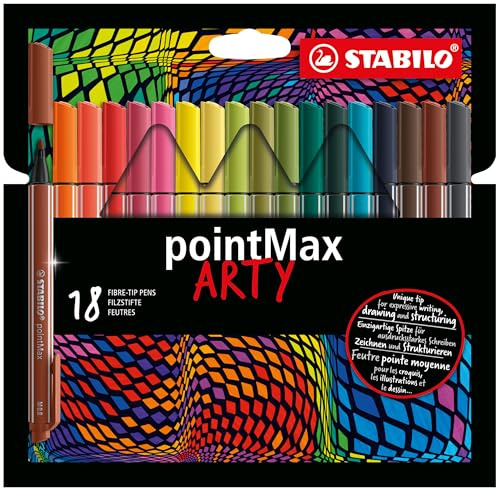 STABILO - Filzschreiber - pointMax | ARTY, 18er Pack