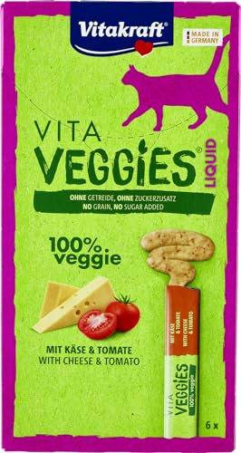 Vitakraft Vita Veggies Liquid Cat Käse & Tomate Gr15x6, 90g