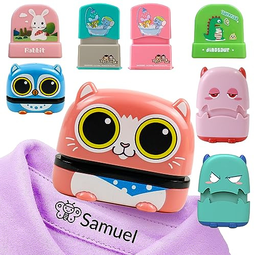 The Name Stamp Clothes, Personalised Name Stamps,Namensstempel Kinder Textil,Textilstempel Waschmaschinenfest,Namensstempel für Kleidung,Kleiderstempel Kinder Textil Wasserfest