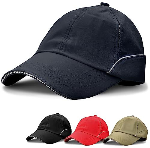 CAPCOOL Baseball Cap Herren Damen [100% UV-Schutz] verstellbar Kappe Unisex atmungsaktiv einfarbig Sommer/Winter Basecap Versch. Größen/Farben
