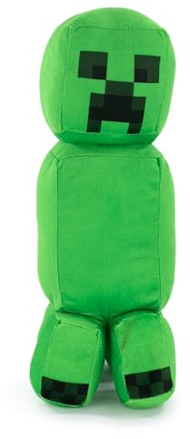 Plüsch Minecraft Videospielfiguren - Enderman, Lama, Ozelot, Schwein, Steve, Alex, Creeper, Wolf - Größen je nach Modell - Super Soft Qualität (Creeper)