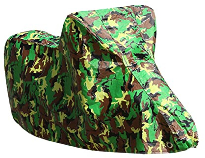 ibasenice Camouflage Motorcycle Cover Waterproof Oxford Cloth Rain Protector for Motorbikes Anti-Snow Sun Protection Scratch Resistant Outdoor Indoor Storage