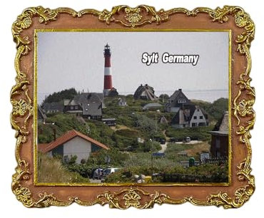 Sylt Germany Kühlschrankmagnet 3D Reise Souvenir Kühlschrank Dekoration Magnetaufkleber Basteln Kollektion