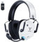 Vakedy Headset Wireless für PC,PS4,PS5,Mac,Switch, 2,4GHz USB Headset mit Mikrofon, Bluetooth Headset,50mm Treiber,50 Stunden Akkulaufzeit,niedrige Latenz,leicht (Weiß)
