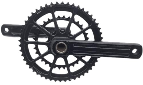 CaFfen Kurbelgarnitur Rennradkurbel CNC Fahrradkurbel-Kettenrad 34/5 0t 170mm. Fahrradkurbel Festes Getriebe-Faltrad-Radtel-Currk-Radfahren Fahrrad Kurbelgarnitur