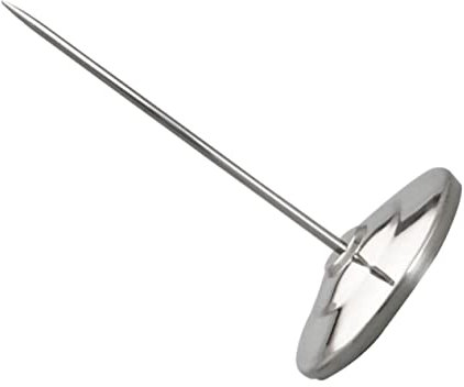 Tofficu 1stück Edelstahl Quittungsstecker Kreative Memo Stange Silber Für Restaurant Bar Büro