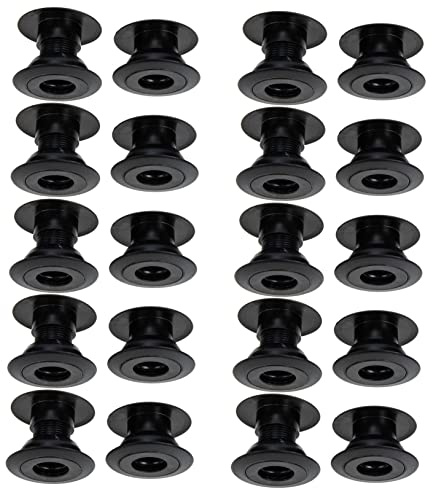 Anneome Tischfußballbuchsen Stangenlager Set 10 Paar 16mm Durchmesser Für Fußballmaschinentische