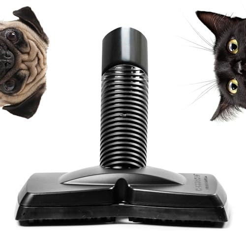FurEater Brosse Aspirateur Poils Animaux | Embout Universel 32–38 mm pour Tapis, Canapé, Voiture | Accessoire Aspirateur Chien & Chat | Tête Remplaçable & Nettoyage Facile Sans Statique