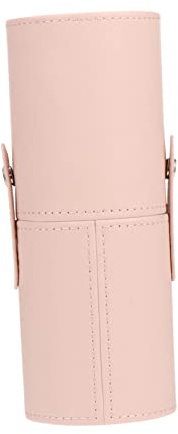 Beaupretty Pu Makeup Brush Bucket Box Portable Cosmetic Organiser | Makeup Brush Cup, Simple Design, Practical Storage for Home and Travel, Enough Capacity